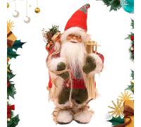 Babbo Natale elettrico | Simpatico Babbo Natale elettrico bambola,In piedi sogni d'oro Lettere assonnate a Figurine di Decorazione