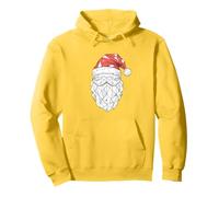 Babbo Natale Geometrico Divertente Felpa con Cappuccio