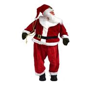 Babbo Natale Gigante ALTO 155 cm Musicale Sensore di Movimento Canta 6 Canzoni