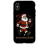Babbo Natale Golf Ho Ho Buco In Un Divertimento Custodia per iPhone X/XS