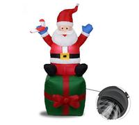 Babbo Natale gonfiabile 1,8 metri da esterno Wisdom