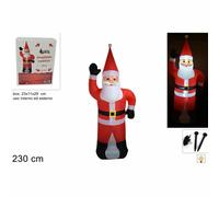 Babbo Natale gonfiabile a corrente 220 volt - altezza 180 cm