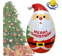 Babbo Natale Gonfiabile Esterna Decorazione Giardino - Statuetta Gonfiabile Decorazioni Gonfiabili di Natale All'aperto Decorazione Cortile Gonfiabile per Vacanze Indoor