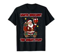 Babbo Natale ha portato Grandi Cose di Natale Babbo Natale Famiglia Maglietta