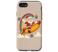 Babbo Natale Hotdog divertente design natalizio Custodia per iPhone SE (2020) / 7/8