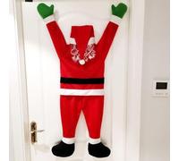 Babbo Natale in flanella di alta qualità per decorazioni natalizie esterne ediz