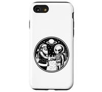 Babbo Natale incontra l'essere extraterrestre alieno spaziale Custodia per iPhone SE (2020) / 7/8