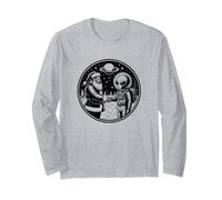 Babbo Natale incontra l'essere extraterrestre alieno spaziale Maglia a Manica