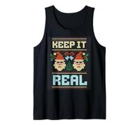Babbo Natale Keep it Real Divertente Costume di Natale Canotta