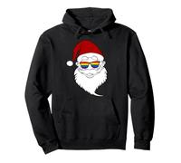 Babbo Natale LGBTQ Occhiali Design Natale Felpa con Cappuccio