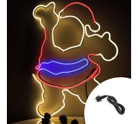 Babbo Natale luminoso da 60cm 480 Led Neon Flex Multicolore da esterno Wisdom