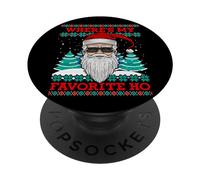 Babbo Natale Malvagio « Where's My Favorite Ho » Divertente PopSockets PopGrip Adesivo