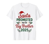 Babbo Natale Mi ha Promosso al Grande Fratello 2025 Christmas Baby Reveal Maglietta