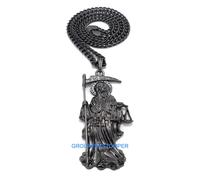 Babbo Natale Muerte Nuovo Ciondolo Con Collana San Di Morte