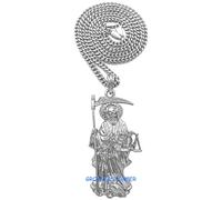 Babbo Natale Muerte Nuovo Ciondolo Con Collana San Di Morte