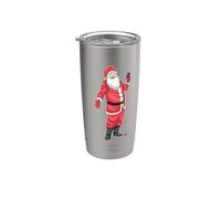 Babbo Natale Natale Canto Bicchiere termico in acciaio inox doppia parete