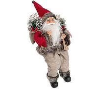 Babbo natale Noel baba 40Cm Seduto decorazioni natale Addobbo decorativo