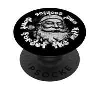 Babbo Natale non dimenticare il latte e i biscotti PopSockets PopGrip Adesivo
