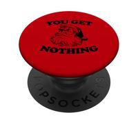 Babbo Natale non ottieni nulla PopSockets PopGrip Adesivo