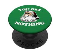 Babbo Natale non ottieni nulla PopSockets PopGrip Adesivo