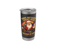 Babbo Natale non rende i giocattoli che ti piacciono il Natale divertente Bicchiere termico in acciaio inox doppia parete