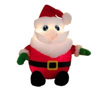 Babbo Natale, peluche di Babbo Natale, peluche di Babbo Natale - Light Up Peluche pupazzo di neve di Natale | Adorabile decorazione natalizia per il soggiorno, la scuola o la stanza dei