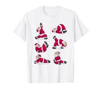 Babbo Natale Praticare Yoga Maglietta