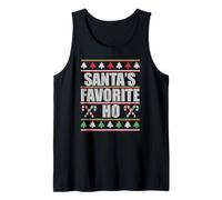 Babbo Natale Preferito Ho Ugly Christmas Sweater Design Xmas Meme Canotta