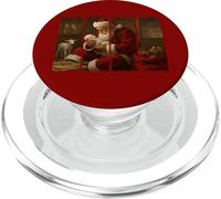 Babbo Natale Pregare su Gesù Bambino Popolare Brushstroke Natale PopSockets PopGrip per MagSafe
