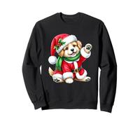 Babbo Natale Puppy Holiday Spirit Christmas Joy Felpa