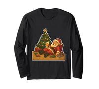 Babbo Natale Rilassante con Birra Maglia a Manica
