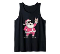 Babbo Natale Roccia sul Divertimento Stile Natalizio Canotta