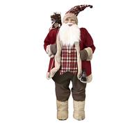 BABBO NATALE SANTA CLAUS RIPRODUZIONE REALISTICA STATUETTA DECORAZIONI NATALE