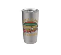 Babbo Natale sta arrivando Babbo Natale Bicchiere termico in acciaio inox doppia parete