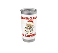 Babbo Natale sta arrivando Ecco cosa ha detto Buon Natale Bicchiere termico in acciaio inox doppia parete