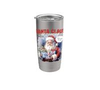 Babbo Natale sta arrivando Ecco cosa ha detto Buon Natale Bicchiere termico in acciaio inox doppia parete