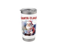 Babbo Natale sta arrivando Ecco cosa ha detto Buon Natale Bicchiere termico in acciaio inox doppia parete