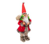 Babbo Natale Statua Decorativa Santa Claus Illuminato Decorazione Natalizia
