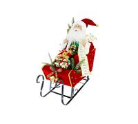 Babbo Natale Su Slitta Con Regali Rosso