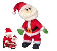 Babbo Natale Twerk - Babbo Natale che balla, pupazzo di peluche che canta e balla | giocattolo natalizio di Babbo Natale, giocattoli animati di Babbo Natale, pupazzo di Babbo Natale per decorazioni