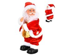 Babbo Natale Twerk - Decorazione interattiva di Babbo Natale, animazione di Babbo Natale, statuetta di Babbo Natale, canto e musicale, giocattolo per feste di Natale, decorazione per le