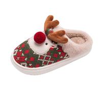 Babbucce Donna Invernali Peluche Natalizie Slippers Chiuse Pelose Renna Babbucce Offerta Camera Ciabatta Albero Di Natale Comode Morbide Invernale Scarpe Natale Casa Leggere Ciabatte Calde