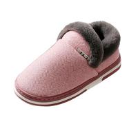 Babbucce Donna Rosa Peluche Calde Pantofole Chiuse Casa Scarpe Offerta Invernale Ciabatta Comode Leggere Ciabatte Memory Foam Termiche Slippers Morbide Invernali Babbucce Antiscivolo Inverno Esterno