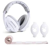 Babe Protect - 2 in 1 Cuffie neonato antirumore - Protezione Uditiva Efficace Fino a 4 Anni, Certificata CE - Comfort Superiore Ideale per il Sonno, Viaggi - Aereo, Feste