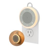 Babelio Pluggy White Noise Machine, plug-in da parete e ricaricabile con 20 suoni non-looping, timer, batteria da 520 mAh, blocco del rumore per la privacy dell'ufficio, aiuto per il sonno per adulti