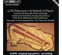 Babell, William/Bach, Johann Sebastian/Telemann, Geor - Baroque Concertos For Flute & Recorder