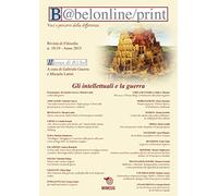 Babelonline print. Gli intellettuali e la guerra (Vol. 18-19)
