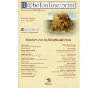 Babelonline print. Vol. 6: Incontro con la filosofia africana.