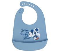 Disney - Mickey Mouse - Toddler Silicone Bib - You`re my Happy Place NUOVO