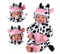 BABESIDE Bambola Bambina - 17 Pollici Bambole Neonato Sorriso Dolce, Corpo in Morbido Cotone - Reborn Bambino con Accessori Giochi Bambini 2 anni+